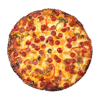 Chicken Saudge Pizza with Soft Drinks